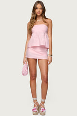 Avalai Linen Look Mini Skort