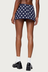 Noreen Polka Dot Mini Skort