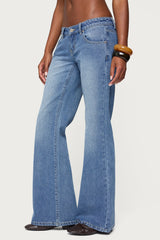 Kiarah Low Rise Flared Jeans