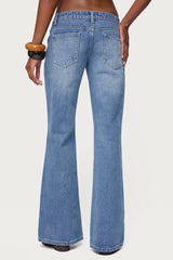 Kiarah Low Rise Flared Jeans