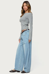 Rivka Low Rise Straight Leg Jeans