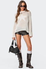 Seeing Stars Oversized Sweater