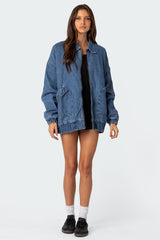 Sophie Oversized Washed Denim Coat