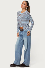 Dutton Distressed Low Rise Jeans