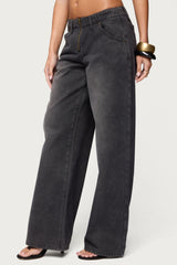 Aliyah Zip Low Rise Jeans