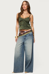 Tamar Satin Effect Tank Top