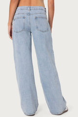 Raelynn Washed Low Rise Jeans