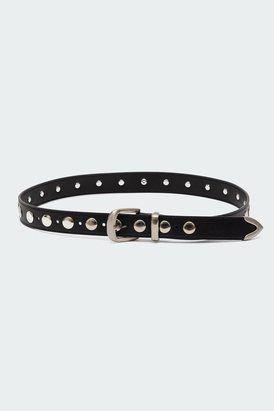 Big Stud Faux Leather Belt