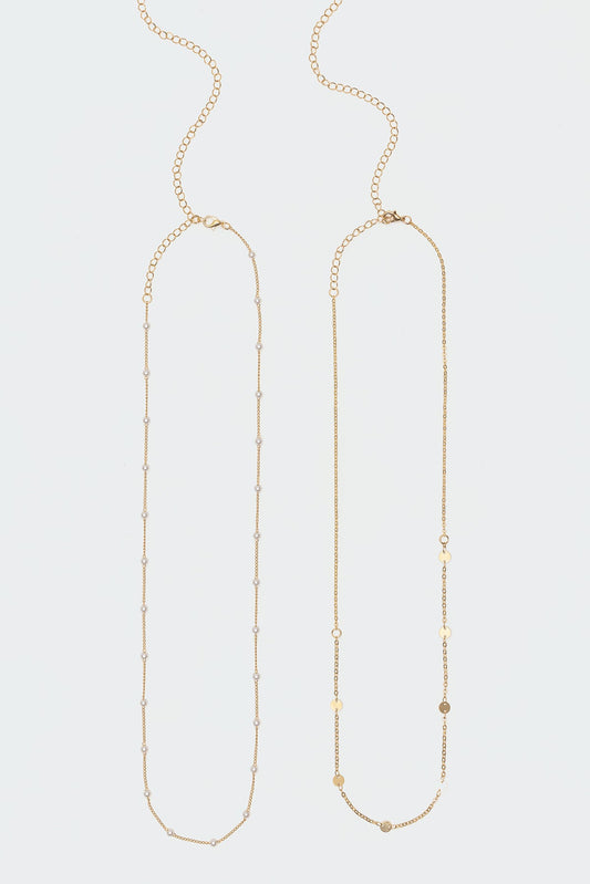 Pearly Double Belly Chain