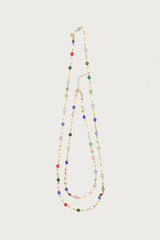 Cascading Gemstone Necklace Set