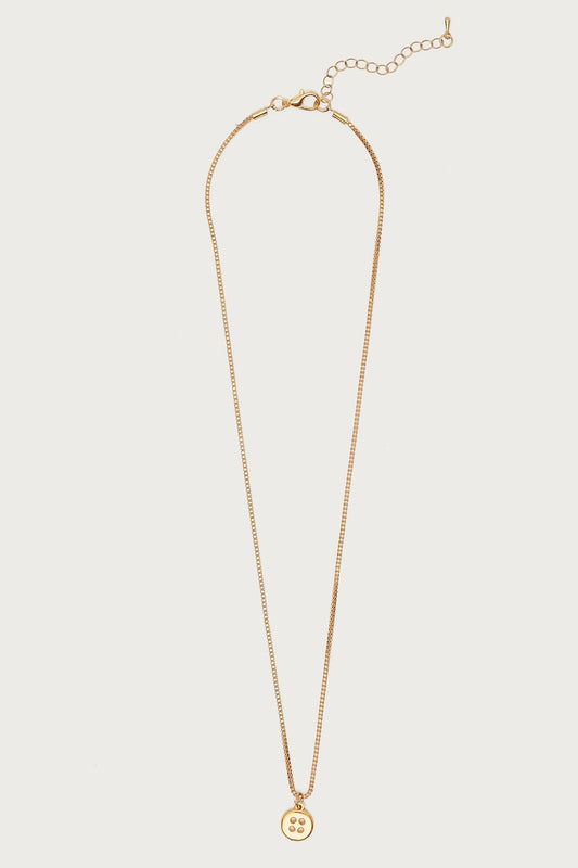 Button Charm Necklace