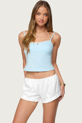 Jovana Lace Trim Tank Top