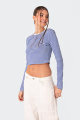 Montie Striped Long Sleeve T-Shirt