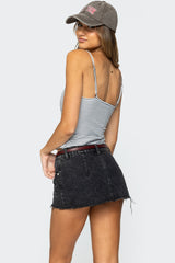 Tova Striped Scoop Tank Top