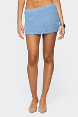 Shaylee Sequin Knit Mini Skirt