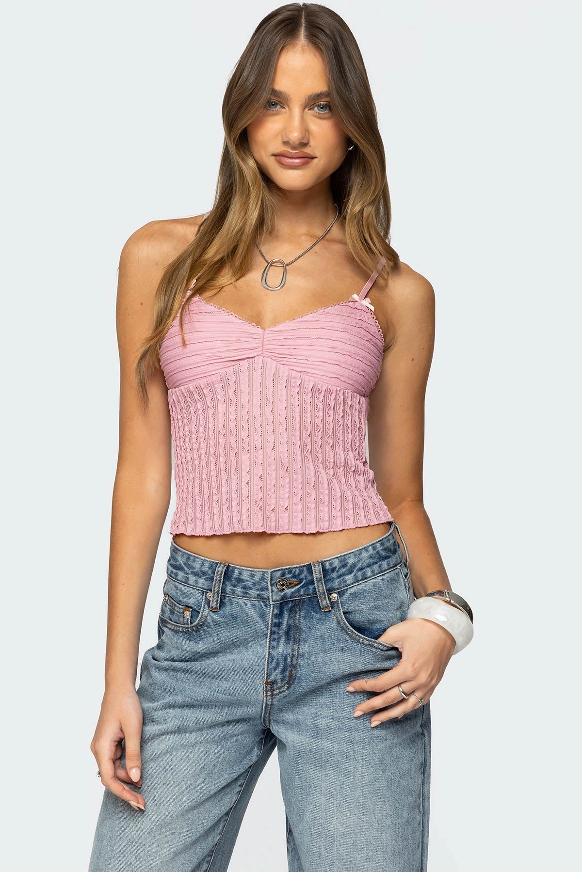 Aryah Ruffled Tank Top
