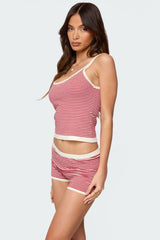 Saylor Striped Knit Tank Top