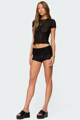Rye Sheer Textured T Shirt