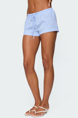 Lira Textured Gingham Shorts