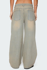 Santi Low Rise Wide Leg Jeans