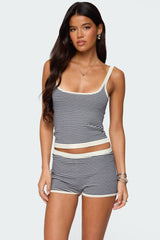 Saylor Striped Knit Tank Top