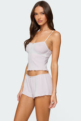 Sephi Lacey Pointelle Tank Top