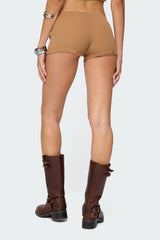 Hasel Grommet Ribbed Shorts