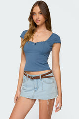 Adela Square Neck Top