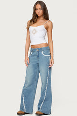 Alisha Lacey Low Rise Jeans