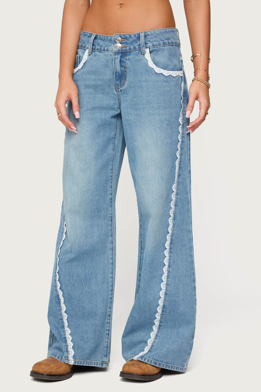 Alisha Lacey Low Rise Jeans