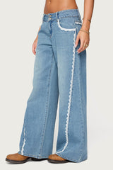 Alisha Lacey Low Rise Jeans