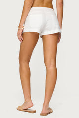 Hollis Linen Look Shorts