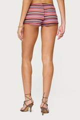 Zigzag Stripe Shorts