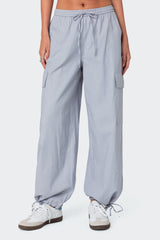 Phoenix Linen Look Cargo Pants