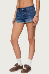Rylin Low-Rise Denim Shorts
