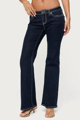 Louis Contrast Low Rise Jeans
