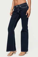 Louis Contrast Low Rise Jeans
