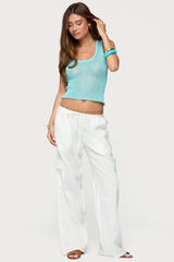 Eleora Sequin Knit Tank Top