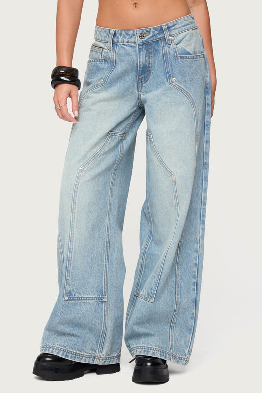 Dema Western Low Rise Jeans