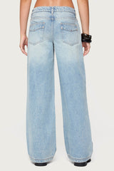 Dema Western Low Rise Jeans