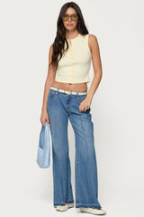 Nerissa Low Rise Flared Jeans
