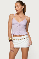 Martie Peplum Tank Top