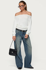 Nannie Off Shoulder Oversized Top