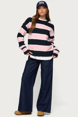 Conrad Striped Knit Sweater