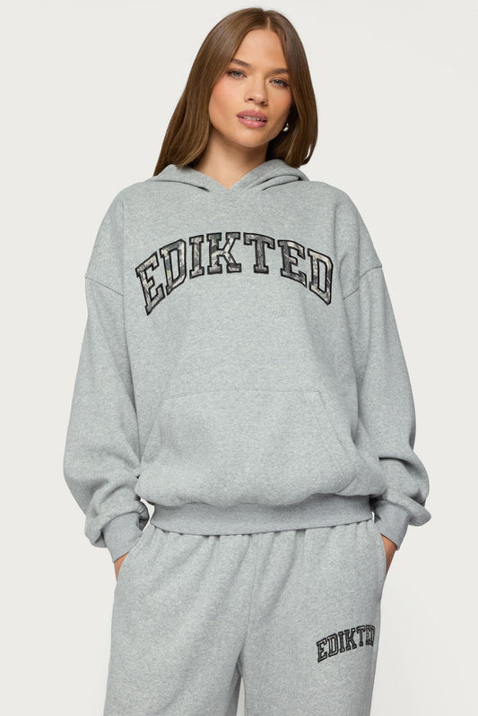 Camo Crush Edikted Oversized Hoodie