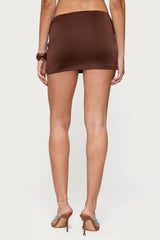 Isaiah Abstract Ring Mini Skirt