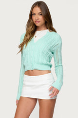 Haisley Cable Knit Cardigan