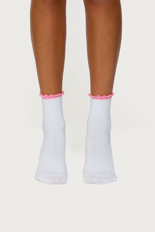 Heart & Bow Pilates Socks