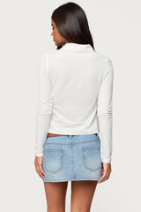 Pennie Iridescent Button Up Shirt