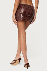 Kaylee Sequin Mini Skirt